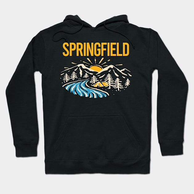 Nature Landscape Springfield Hoodie by rosenbaumquinton52